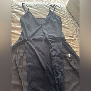 Black Mesh Swimsuit coverup floor length with high slits 3/$15!!